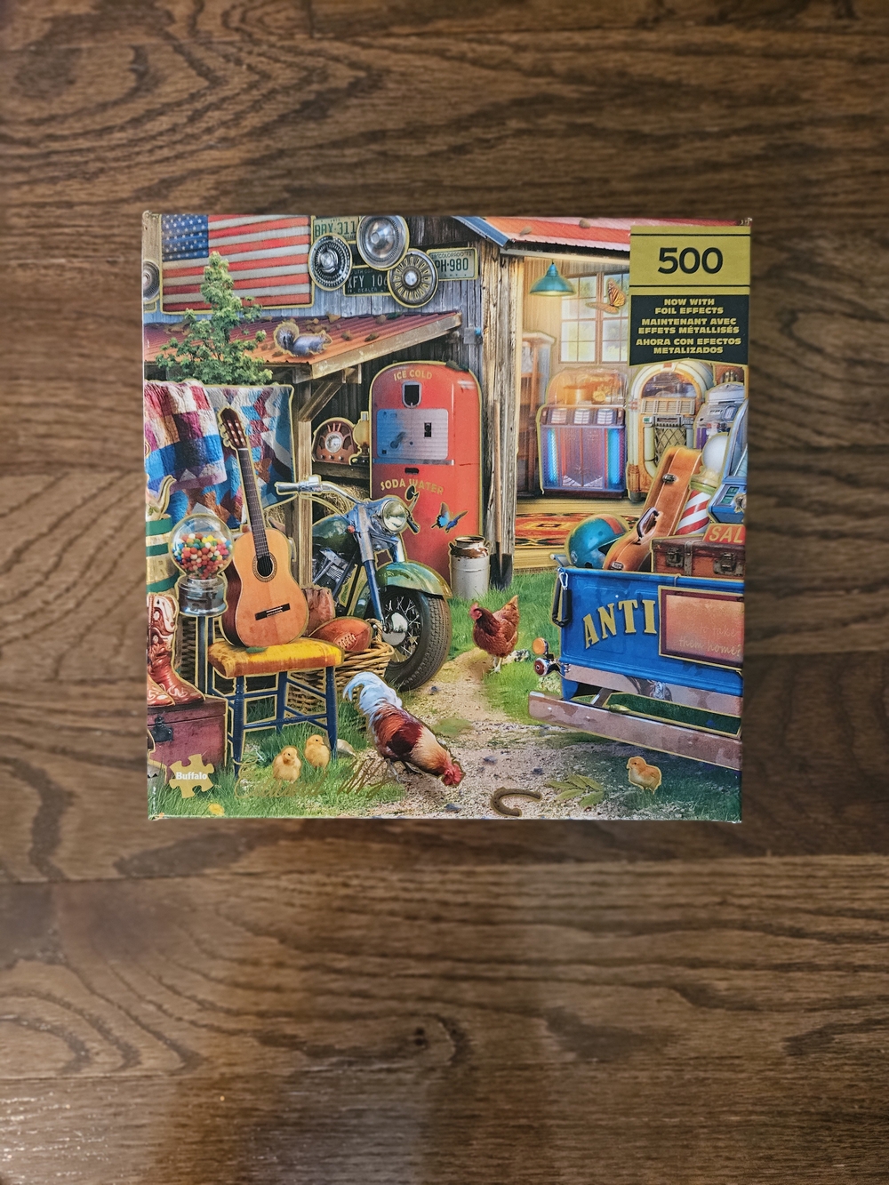 Farm And Antique Puzzle 500 Piece Foil Puzzle
